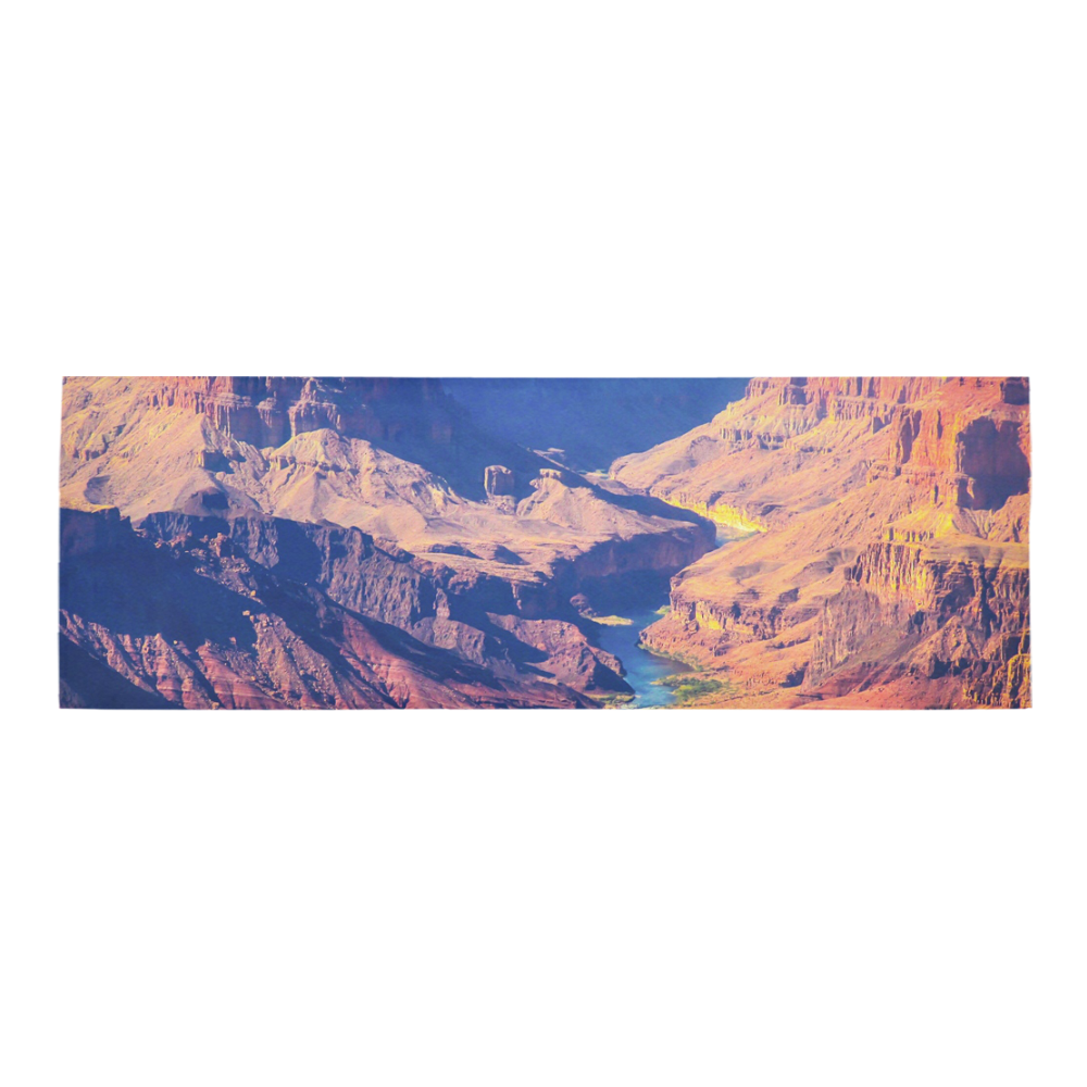 mountain and desert at Grand Canyon national park, USA Area Rug 9'6''x3'3''