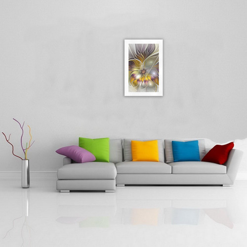 Abstract Colorful Fantasy Flower Modern Fractal Art Print 19‘’x28‘’
