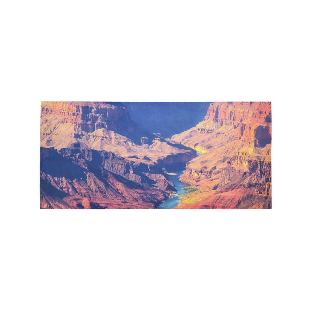 mountain and desert at Grand Canyon national park, USA Area Rug 7'x3'3''