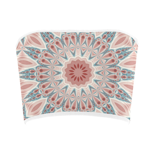 Modern Kaleidoscope Mandala Fractal Art Graphic Bandeau Top
