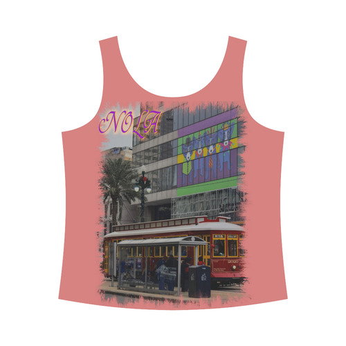 CANAL STREET All Over Print Tank Top for Women (Model T43)