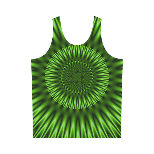 Green Lagoon All Over Print Tank Top for Men (Model T43)