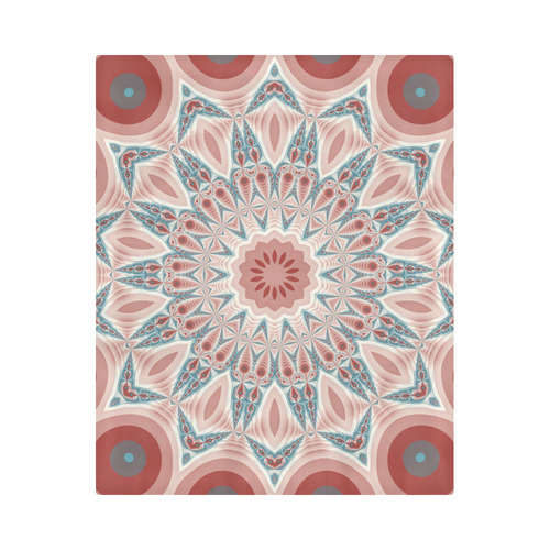 Modern Kaleidoscope Mandala Fractal Art Graphic Duvet Cover 86"x70" ( All-over-print)