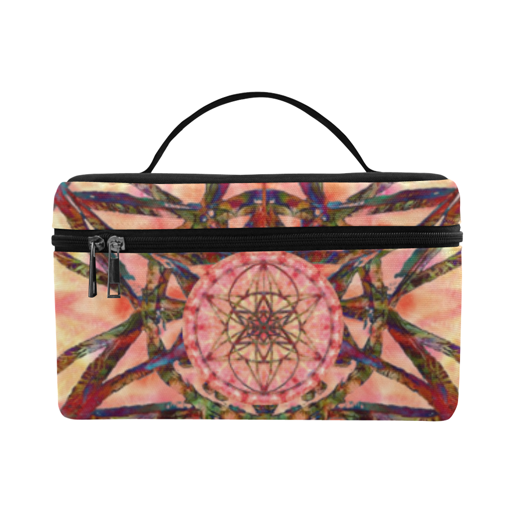 protection- vitality and awakening by Sitre haim Cosmetic Bag/Large (Model 1658)