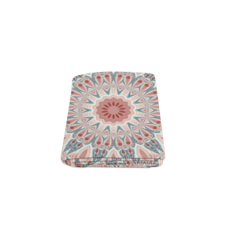 Modern Kaleidoscope Mandala Fractal Art Graphic Blanket 40"x50"