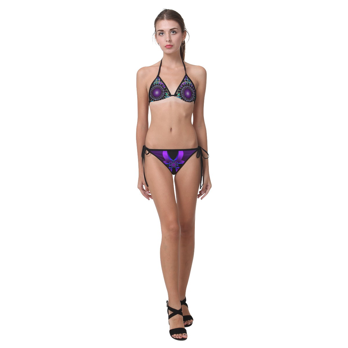 Fractalicious Custom Bikini Swimsuit (Model S01)
