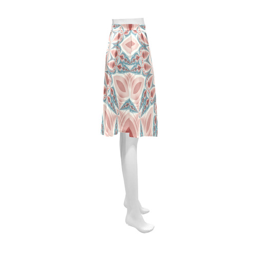 Modern Kaleidoscope Mandala Fractal Art Graphic Athena Women's Short Skirt (Model D15)
