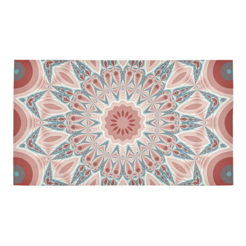 Modern Kaleidoscope Mandala Fractal Art Graphic Bath Rug 16''x 28''