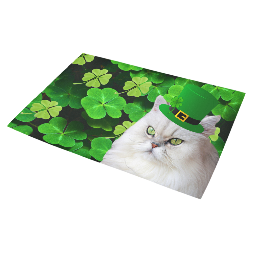 Patrick Irish Cat Azalea Doormat 30" x 18" (Sponge Material)