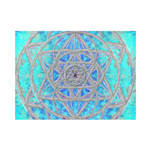 protection in blue harmony Placemat 14’’ x 19’’ (Set of 6)