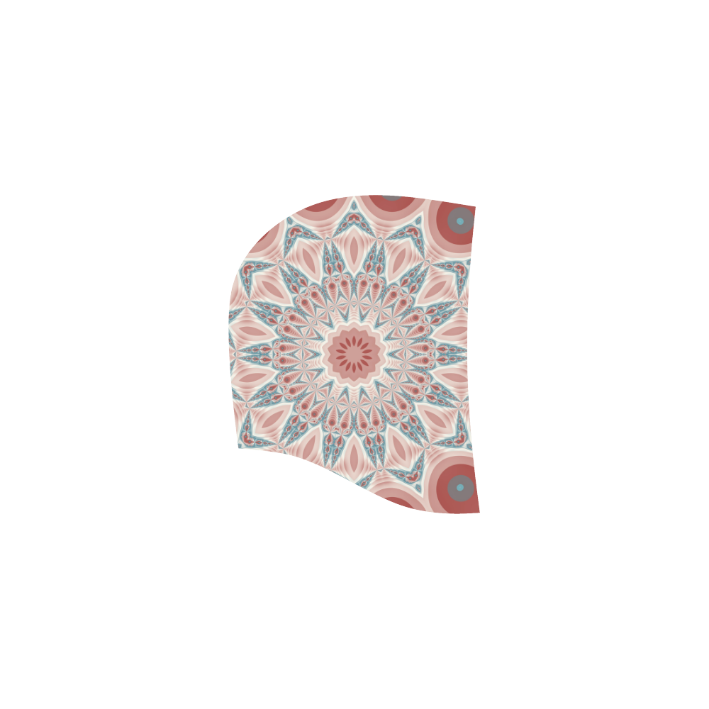 Modern Kaleidoscope Mandala Fractal Art Graphic All Over Print Sleeveless Hoodie for Women (Model H15)