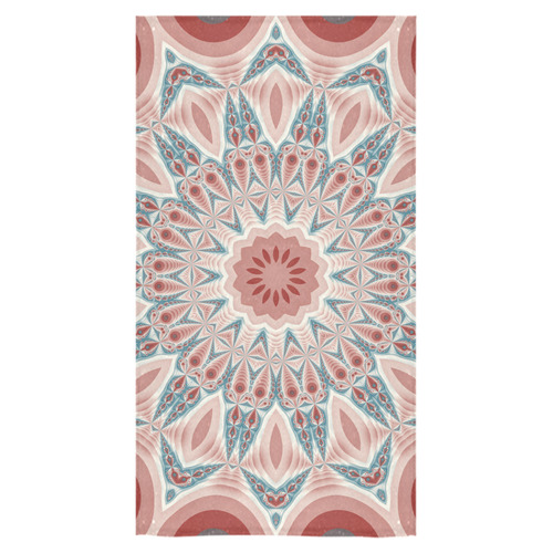 Modern Kaleidoscope Mandala Fractal Art Graphic Bath Towel 30"x56"