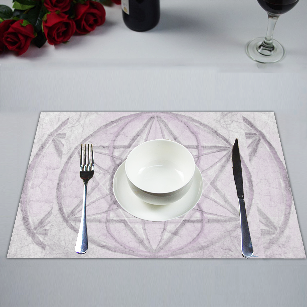Protection- transcendental love by Sitre haim Placemat 14’’ x 19’’ (Set of 2)