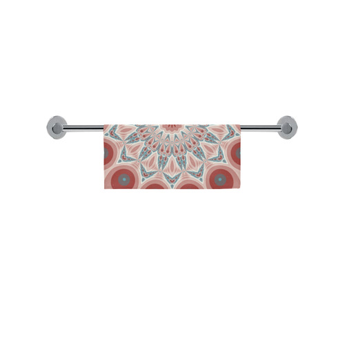 Modern Kaleidoscope Mandala Fractal Art Graphic Square Towel 13“x13”