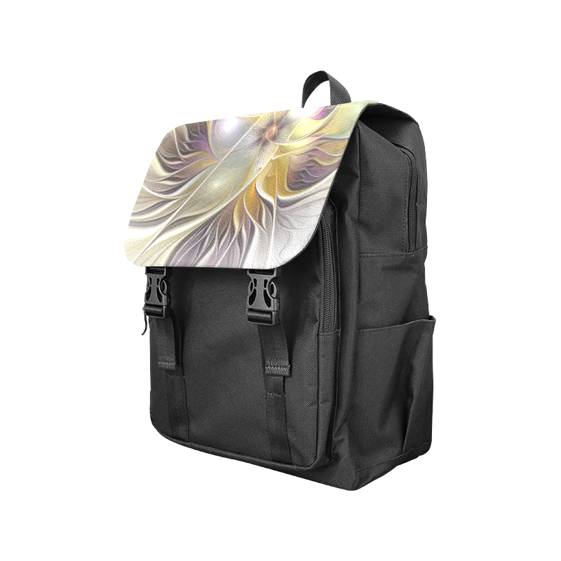 Abstract Colorful Fantasy Flower Modern Fractal Casual Shoulders Backpack (Model 1623)