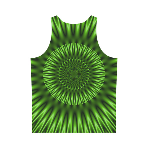 Green Lagoon All Over Print Tank Top for Men (Model T43)