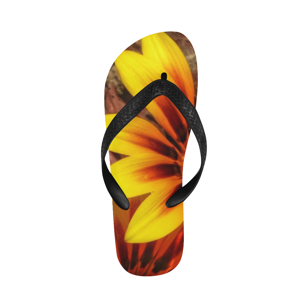 sunflower Flip Flops for Men/Women (Model 040)