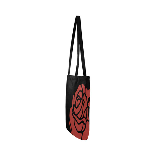Red Rose - Tote Reusable Shopping Bag Model 1660 (Two sides)