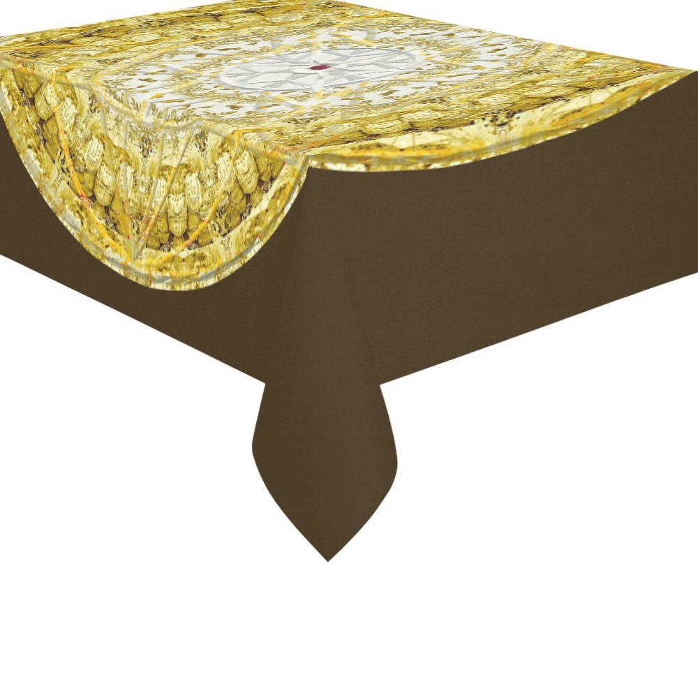 protection from Jerusalem of gold Cotton Linen Tablecloth 60"x 84"