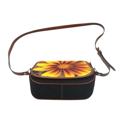 sunflower Saddle Bag/Small (Model 1649)(Flap Customization)