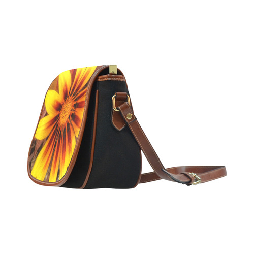 sunflower Saddle Bag/Small (Model 1649)(Flap Customization)