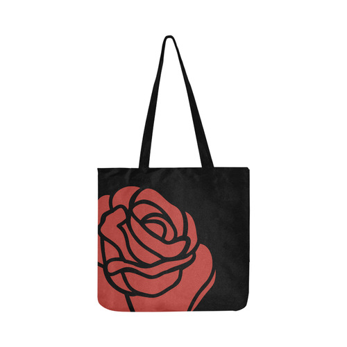 Red Rose - Tote Reusable Shopping Bag Model 1660 (Two sides)