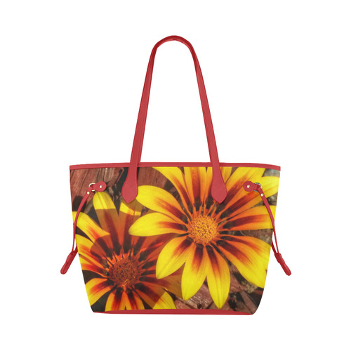 sunflower Clover Canvas Tote Bag (Model 1661)