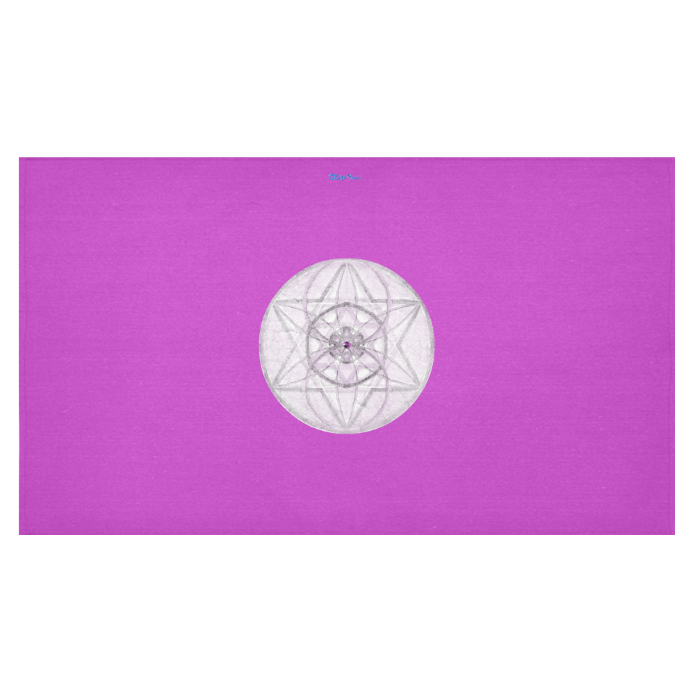 Protection- transcendental love by Sitre haim Cotton Linen Tablecloth 60"x 104"
