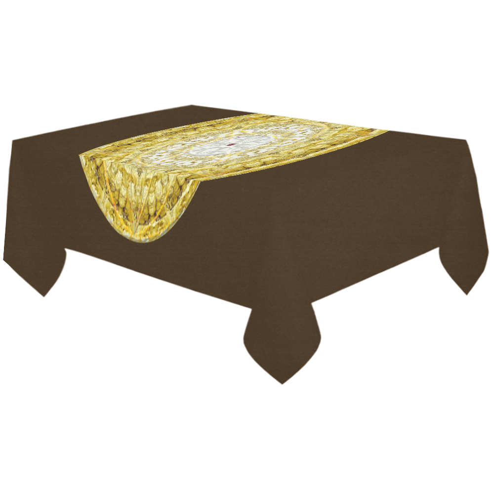 protection from Jerusalem of gold Cotton Linen Tablecloth 60"x120"