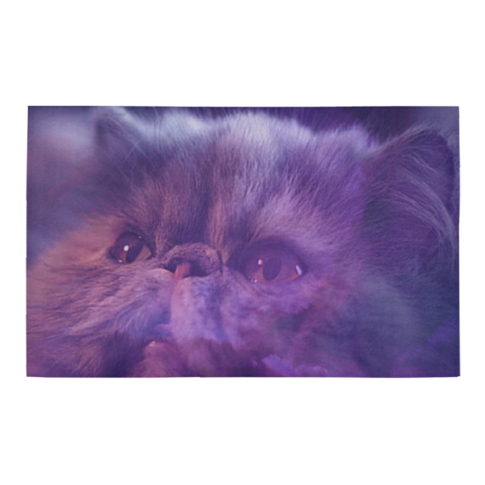 Purple Cat Bath Rug 20''x 32''
