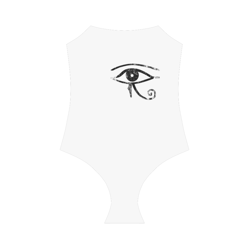 Pink Eye of Horus Swimsuit Strap Swimsuit ( Model S05)