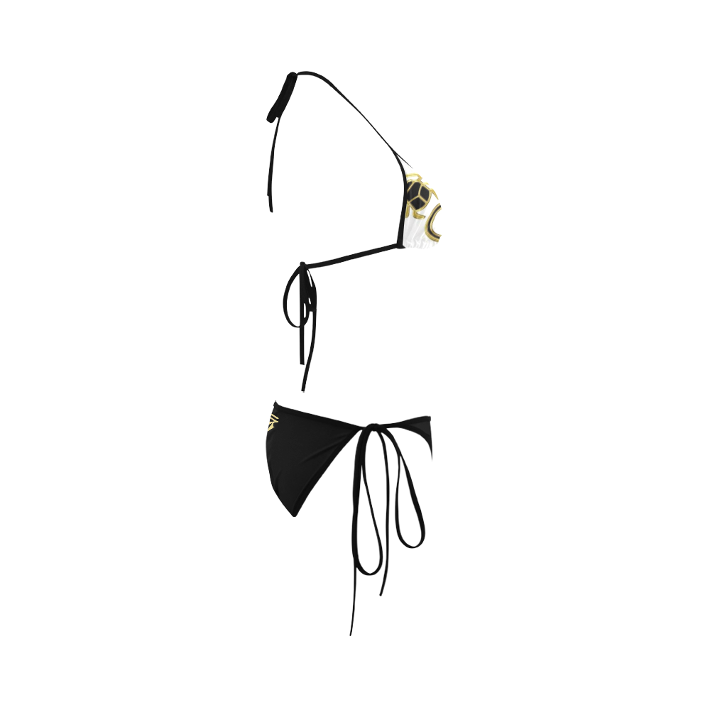 Black/Gold Anhk Bikini Custom Bikini Swimsuit