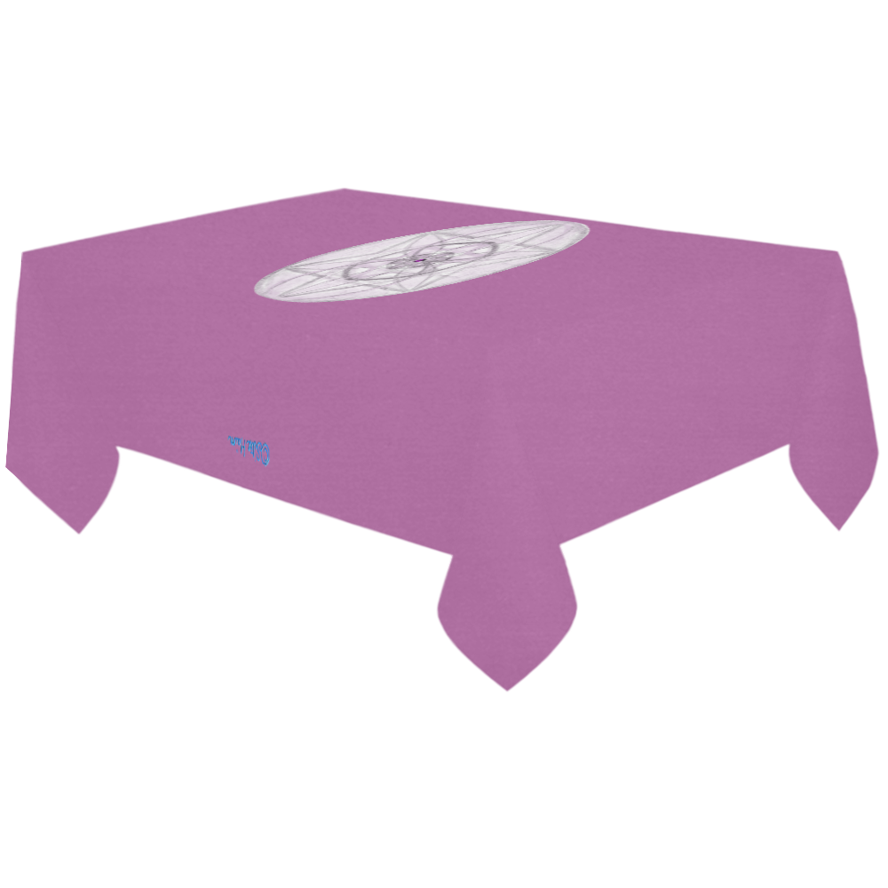 Protection- transcendental love by Sitre haim Cotton Linen Tablecloth 60"x120"