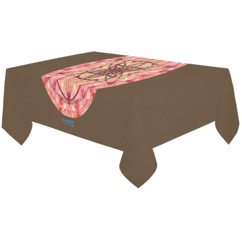 protection- vitality and awakening by Sitre haim Cotton Linen Tablecloth 60"x120"