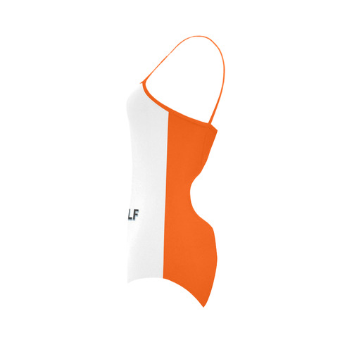 Orange Maat Swimsuit Strap Swimsuit ( Model S05)