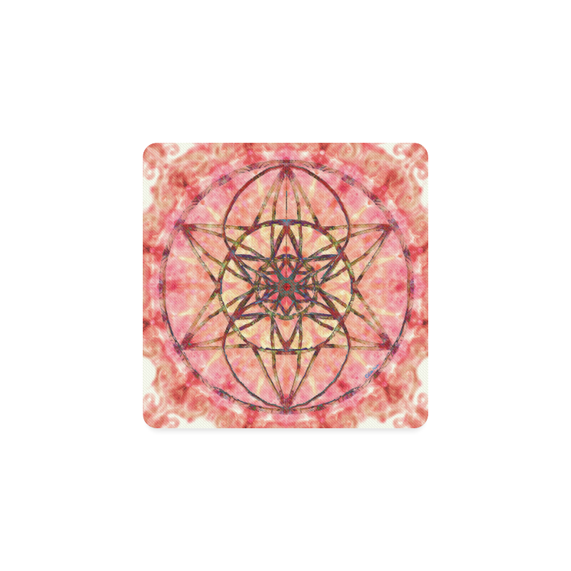 protection- vitality and awakening by Sitre haim Square Coaster