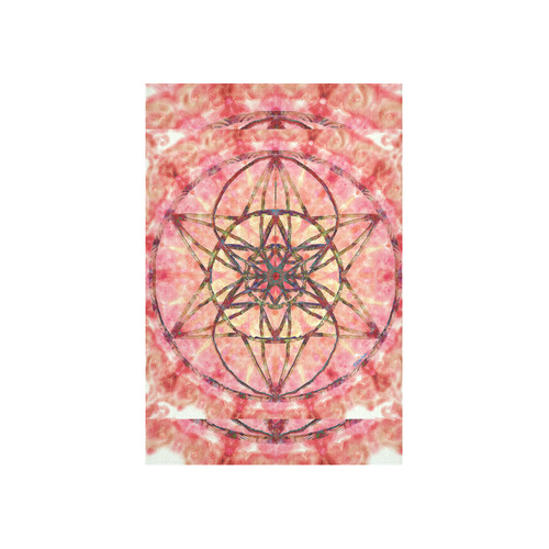 protection- vitality and awakening by Sitre haim Cotton Linen Wall Tapestry 40"x 60"