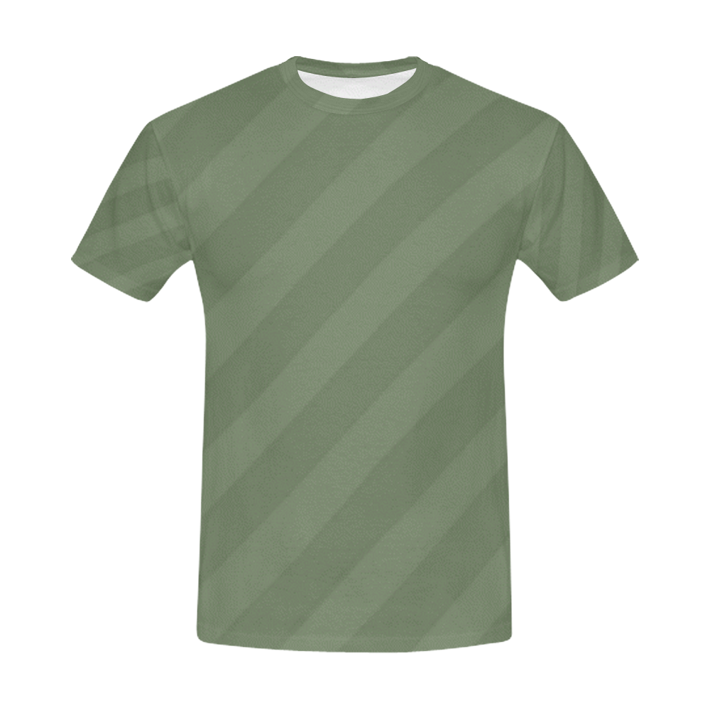 Army Green All Over Print T-Shirt for Men (USA Size) (Model T40)