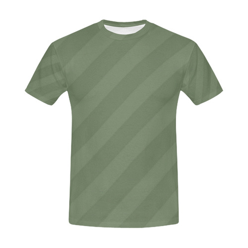 Army Green All Over Print T-Shirt for Men (USA Size) (Model T40)