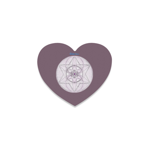Protection- transcendental love by Sitre haim Heart Coaster