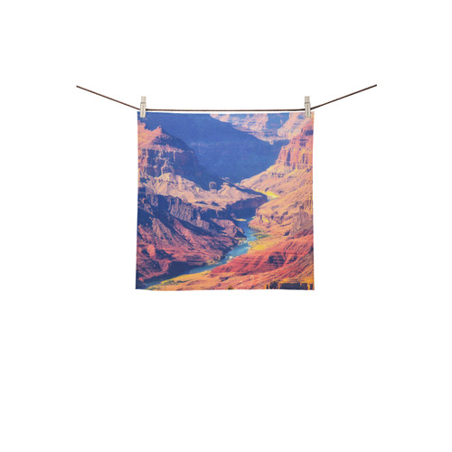 mountain and desert at Grand Canyon national park, USA Square Towel 13“x13”
