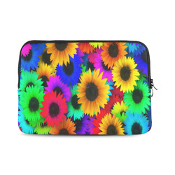Neon Rainbow Pop Sunflowers Macbook Air 13"
