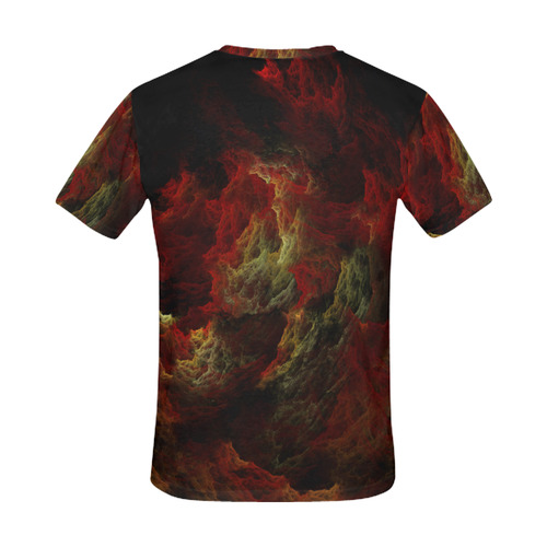 Burning in Hell All Over Print T-Shirt for Men (USA Size) (Model T40)