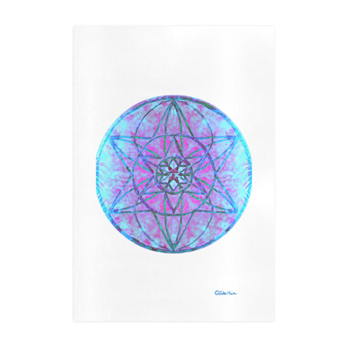 protection through an indigo wave Art Print 19‘’x28‘’