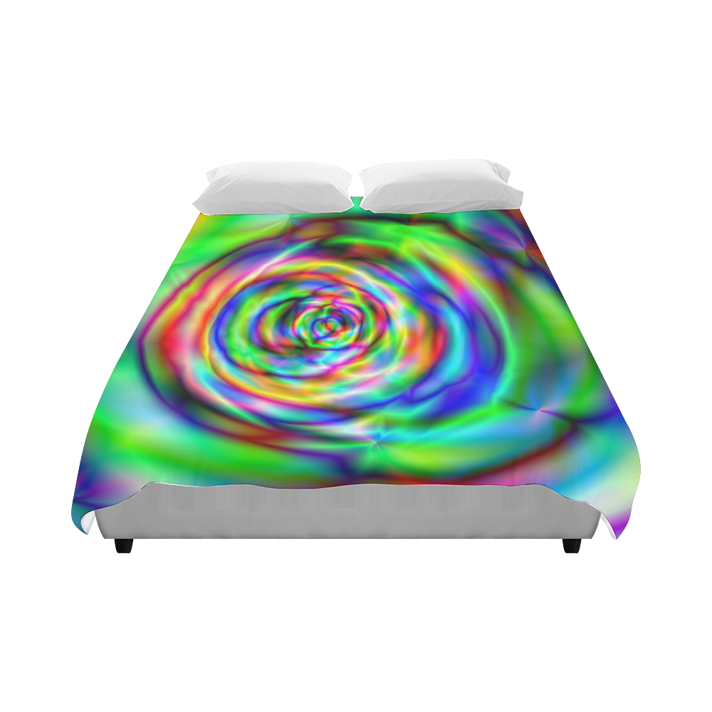 psychedelic-rose Duvet Cover 86"x70" ( All-over-print)