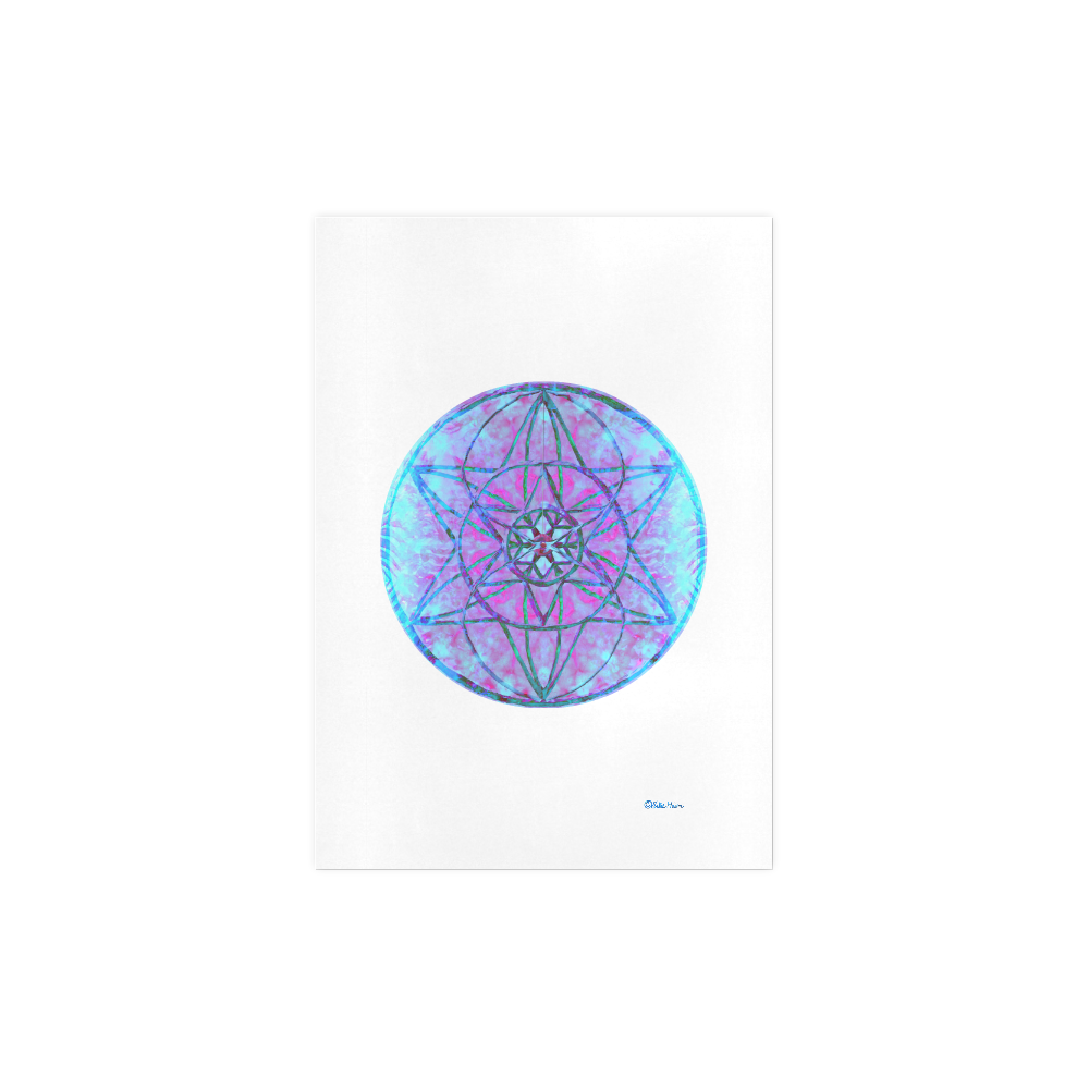 protection through an indigo wave Art Print 7‘’x10‘’