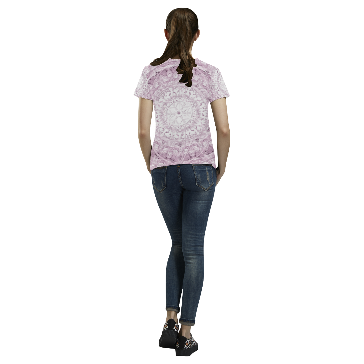 Protection-Jerusalem by love-Sitre Haim All Over Print T-Shirt for Women (USA Size) (Model T40)