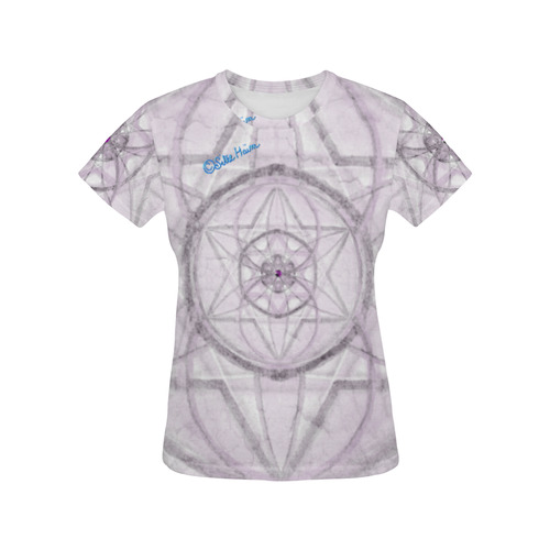 Protection- transcendental love by Sitre haim All Over Print T-Shirt for Women (USA Size) (Model T40)