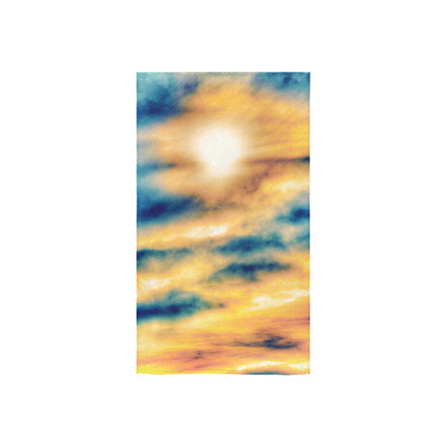 beautiful cloudy sunset sky in summer Custom Towel 16"x28"