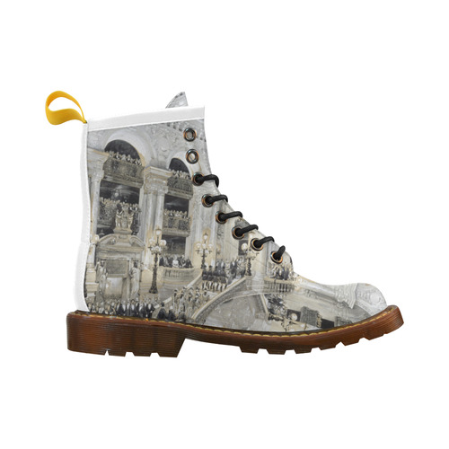Palais Garnier 2 High Grade PU Leather Martin Boots For Men Model 402H